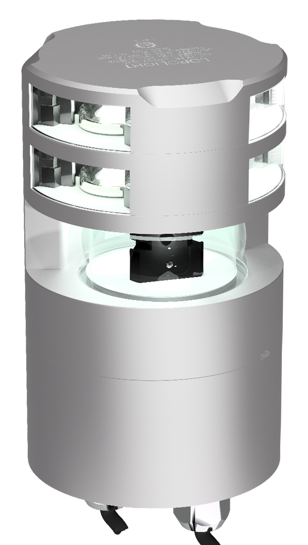 6nm Masthead + 3nm dbl 360° White, hor CD mnt